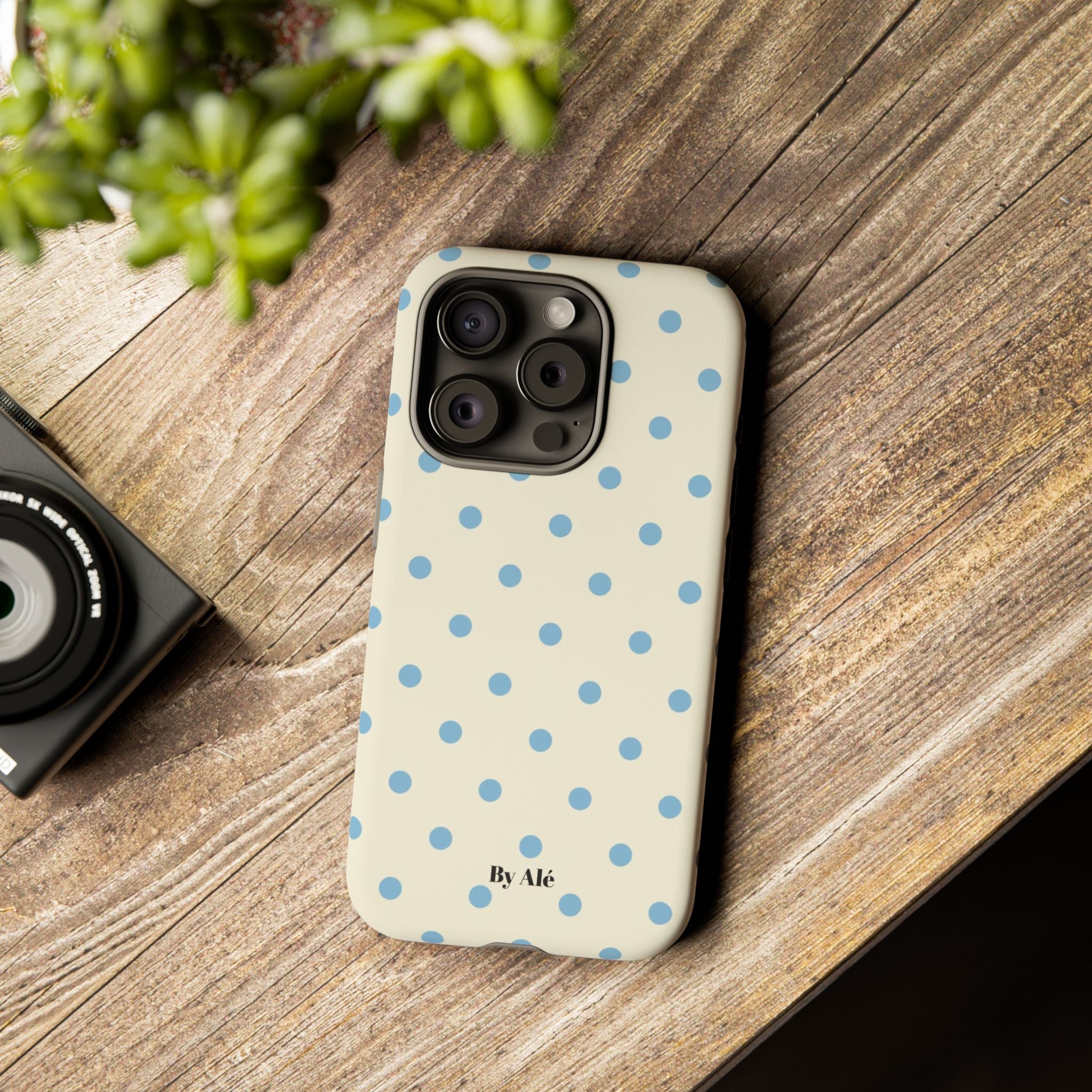 Navy Confetti - iPhone case