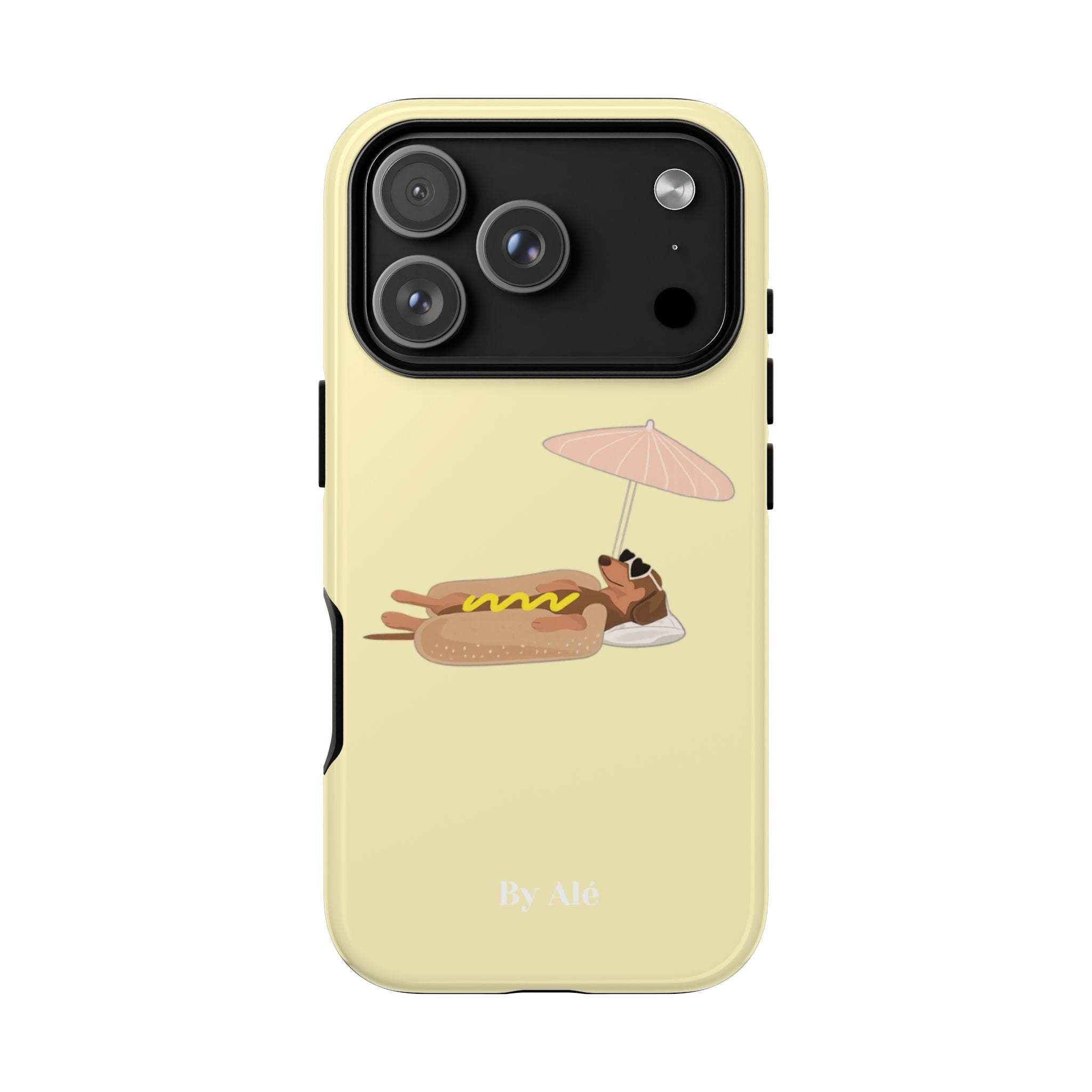 Dachshund Day Off - iPhone case