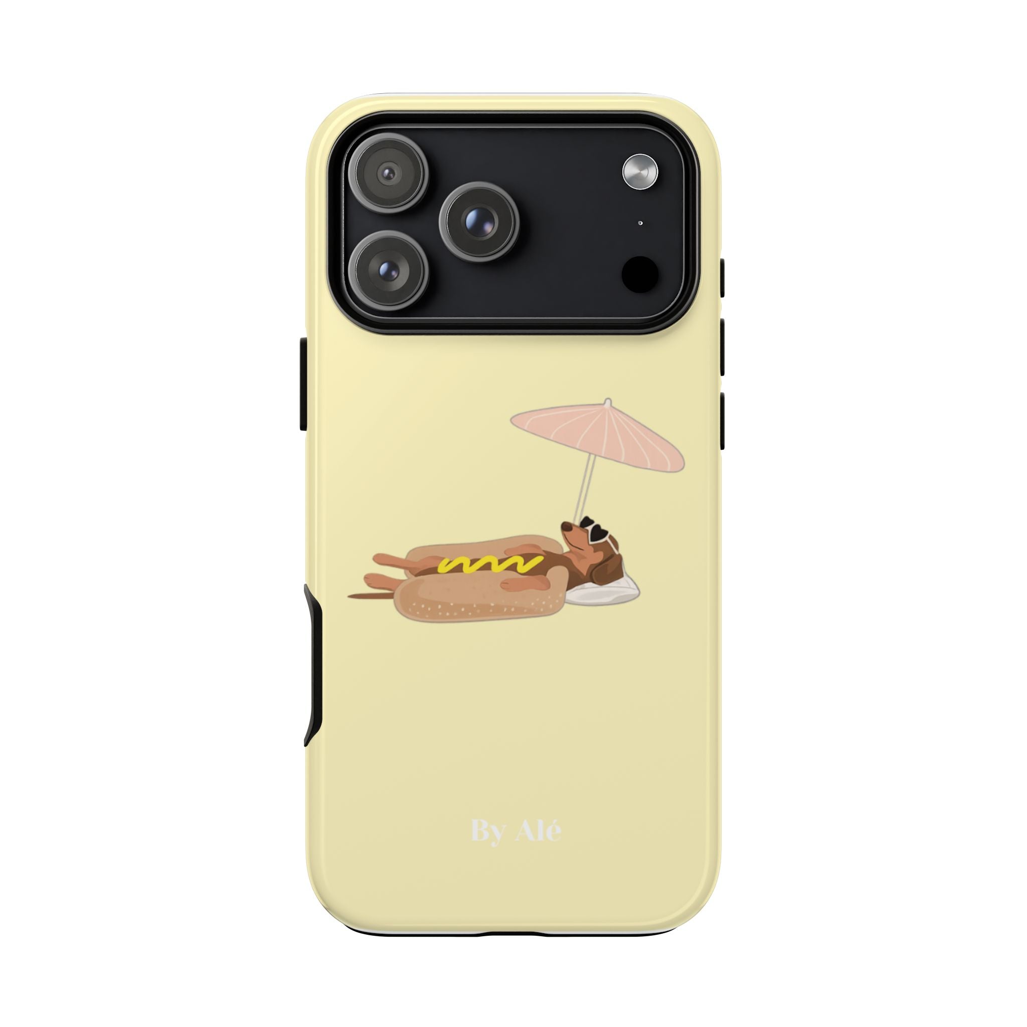 Dachshund Day Off - iPhone case