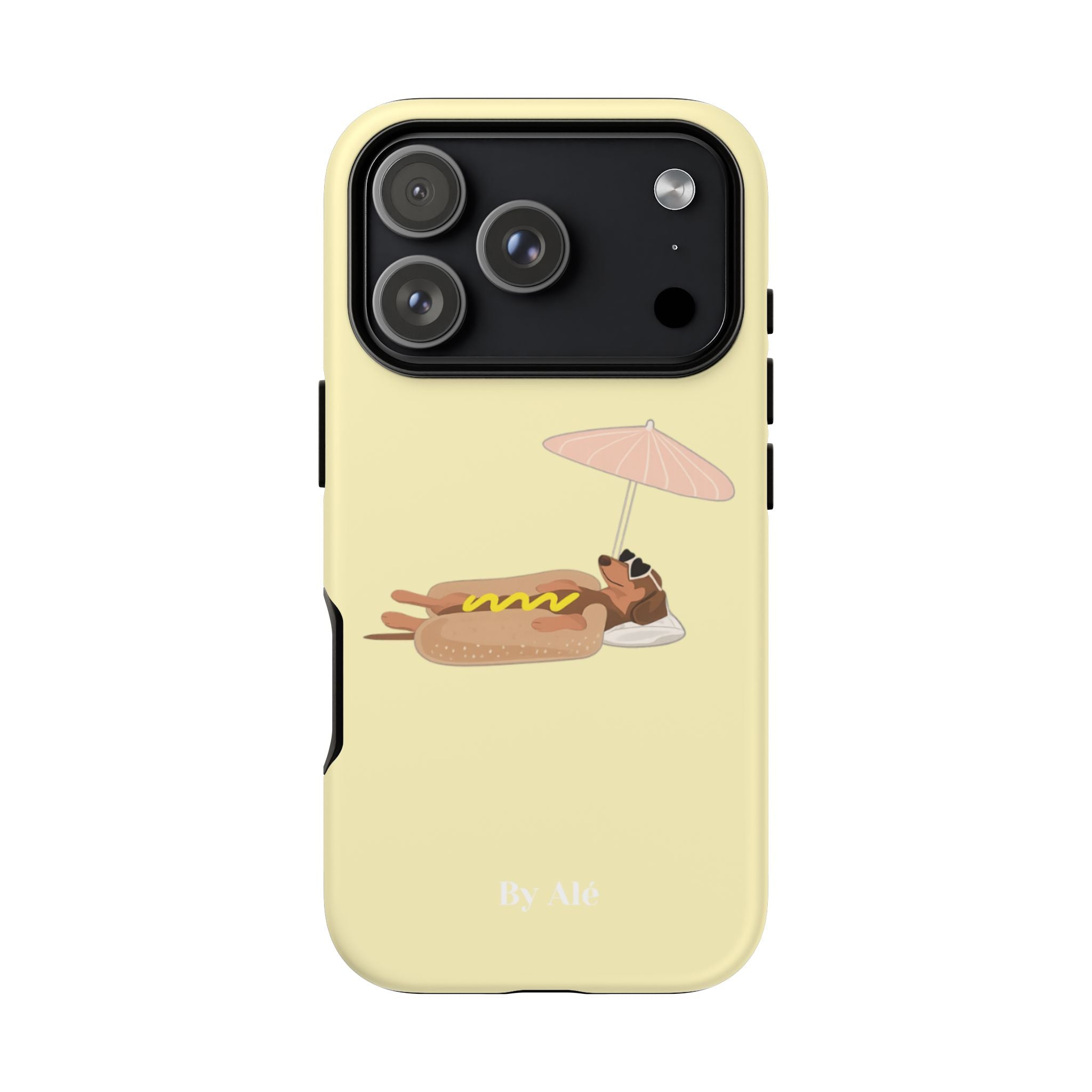 Dachshund Day Off - iPhone case
