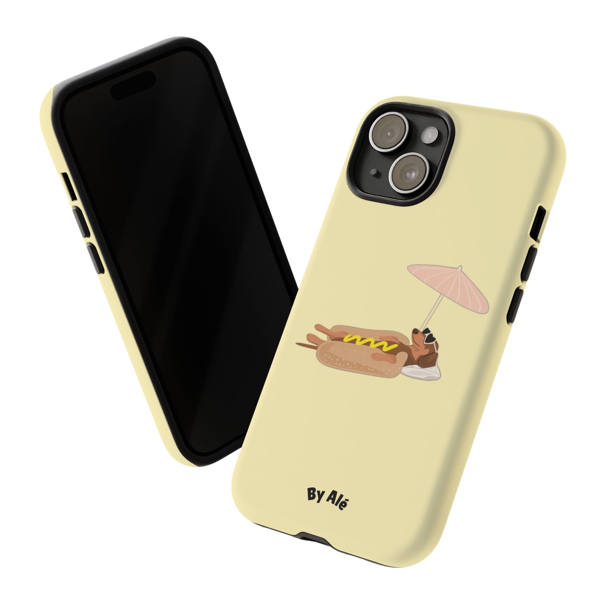 Dachshund Day Off - iPhone case