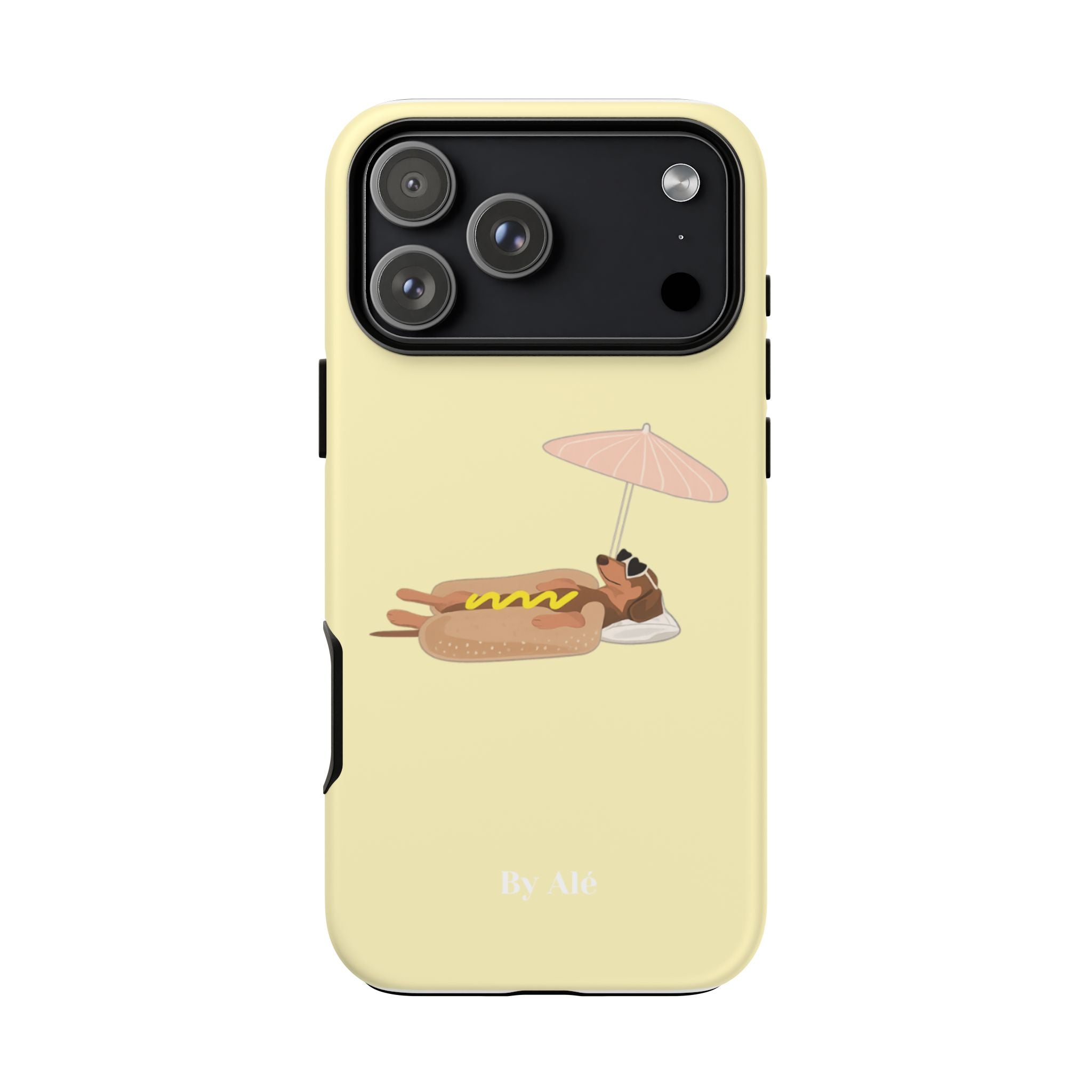 Dachshund Day Off - iPhone case