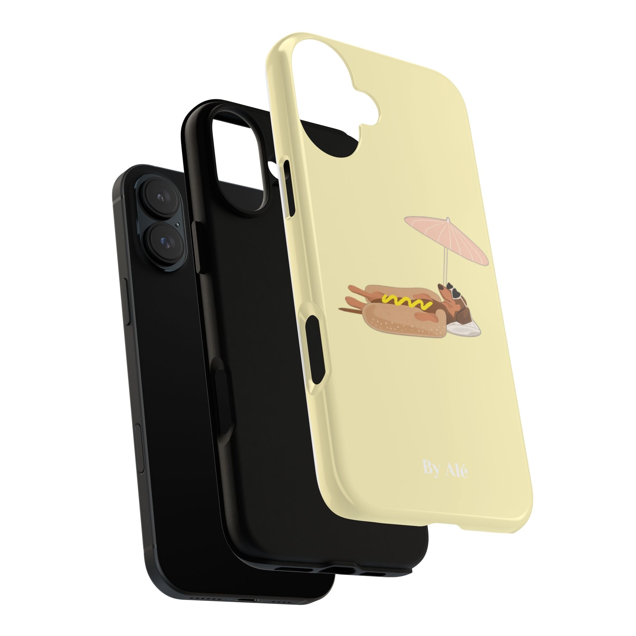 Dachshund Day Off - iPhone case