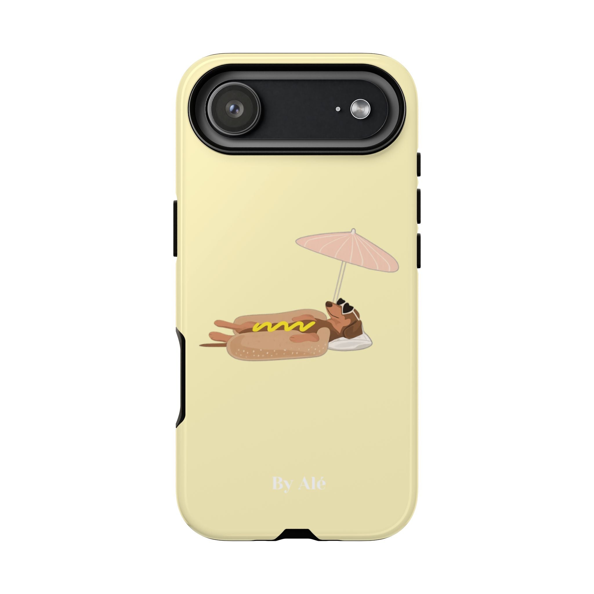 Dachshund Day Off - iPhone case