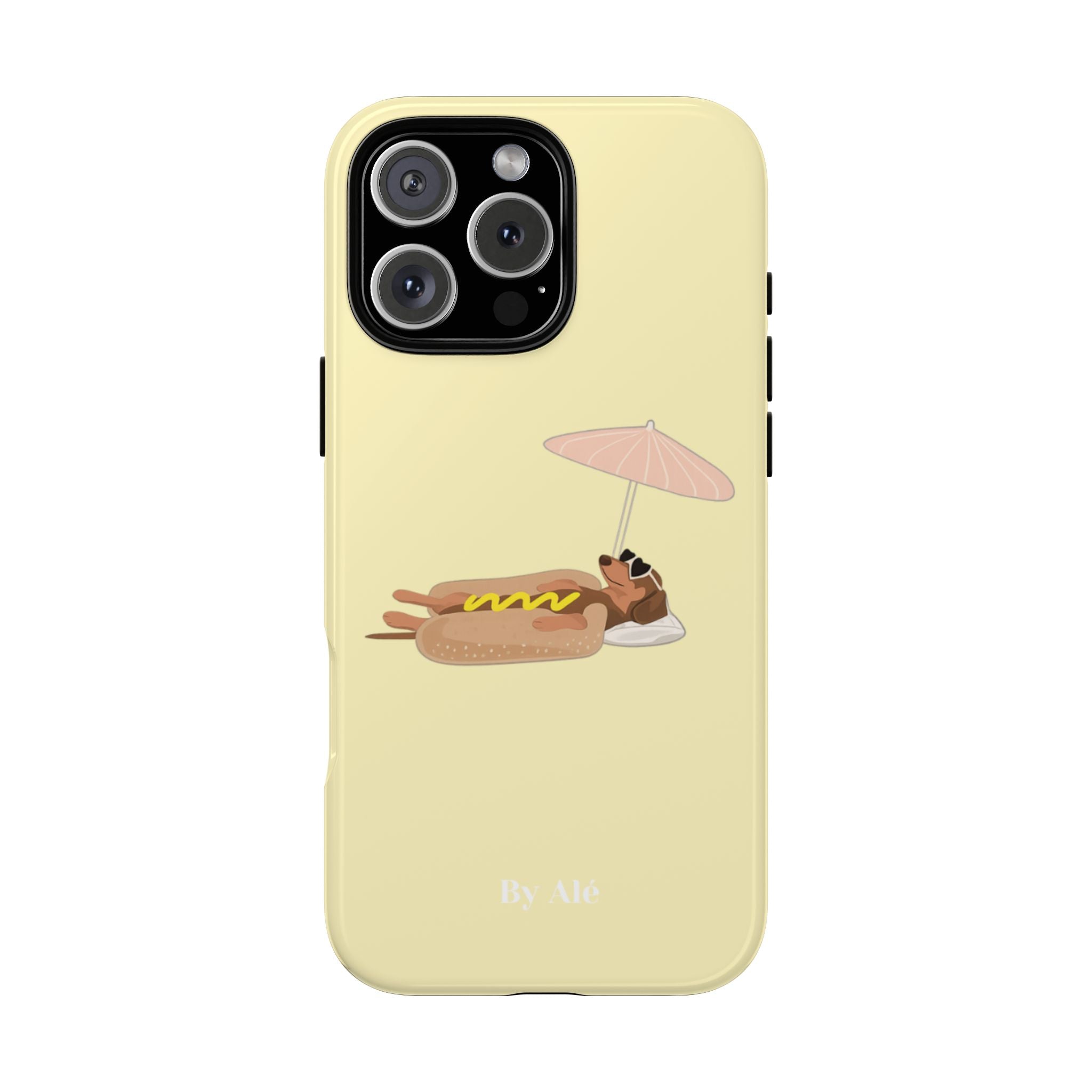 Dachshund Day Off - iPhone case