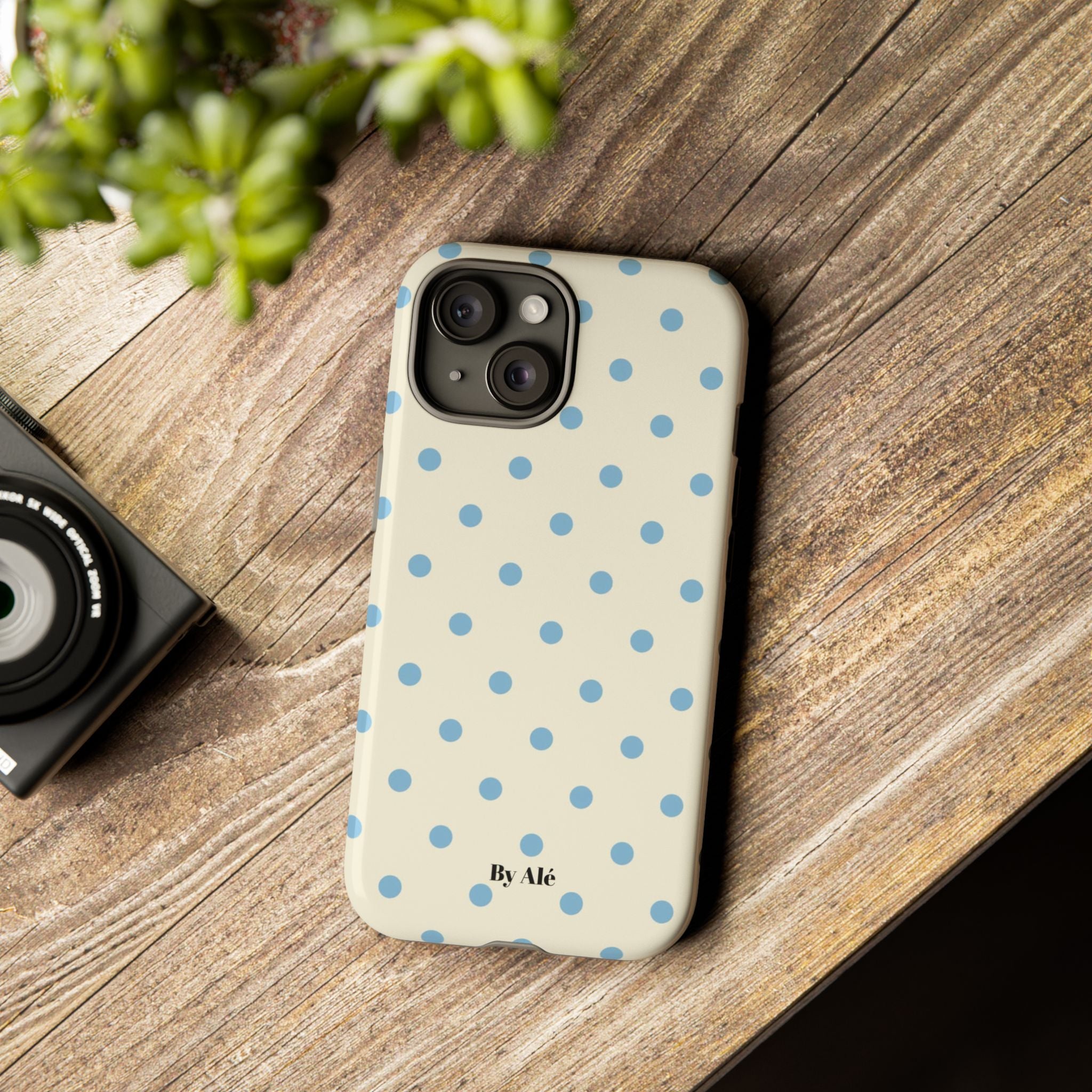 Navy Confetti - iPhone case