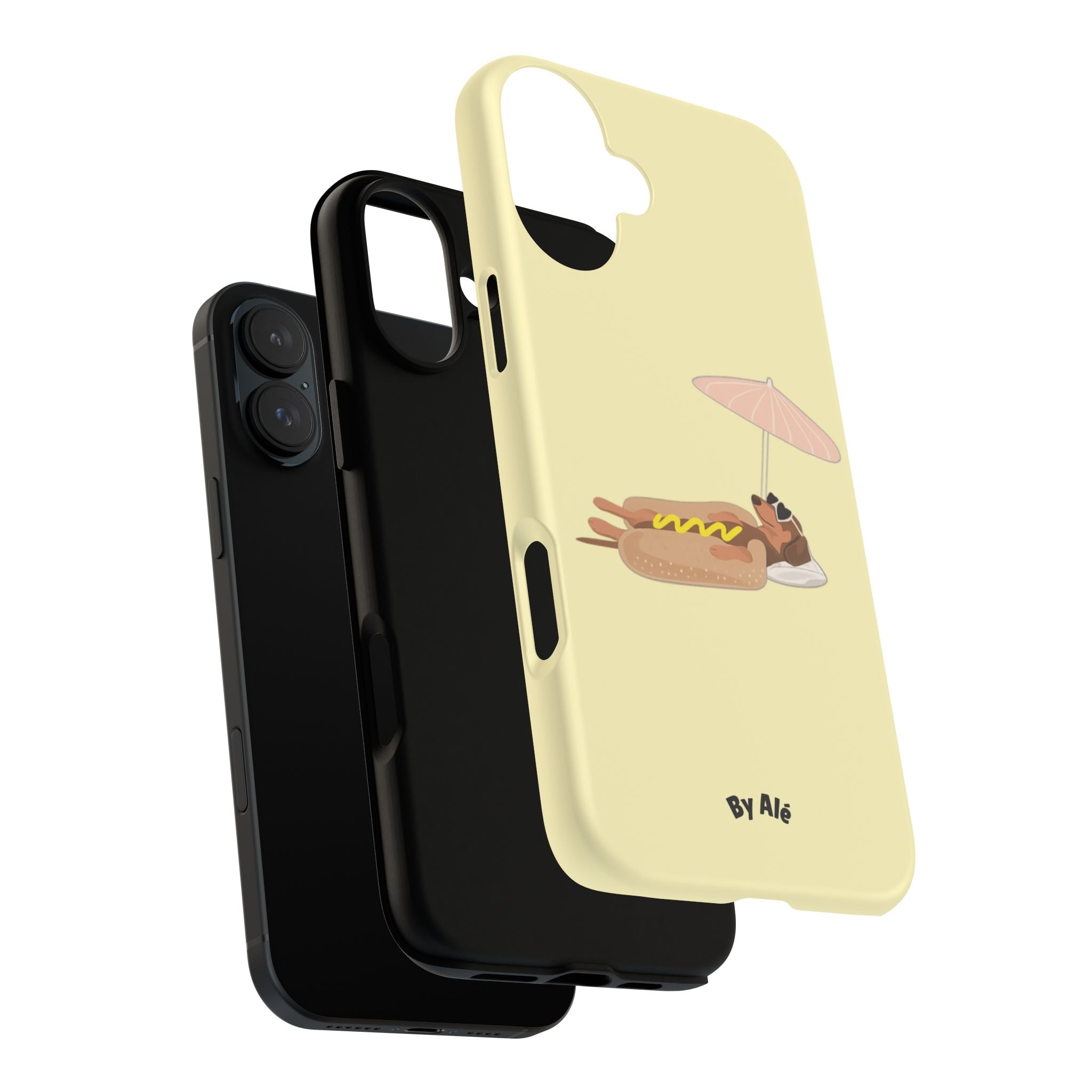 Dachshund Day Off - iPhone case